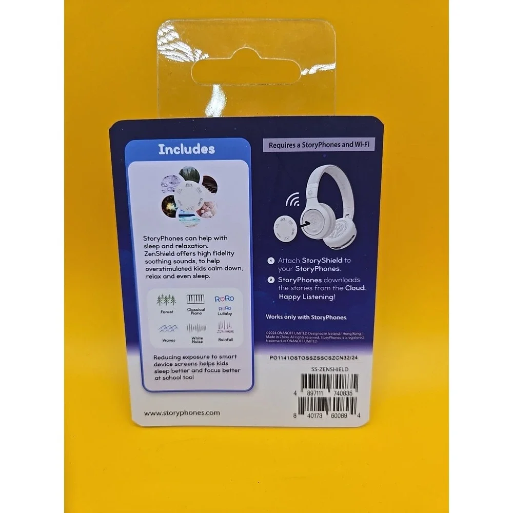 StoryPhone's StoryShield/ZenShield Stories Travel & Relax Tracks Waves Rainfall